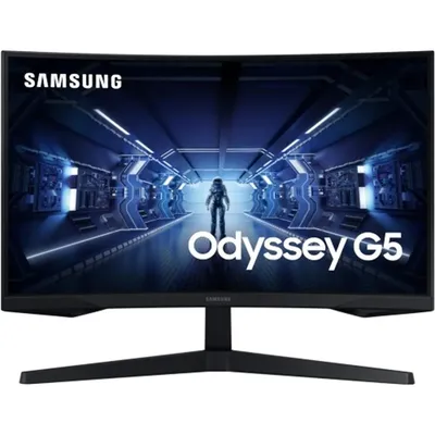 Monitor 27&#34; 2560x1440 VA HDMI DP Samsung Odyssey G5 C27G55TQWR LC27G55TQWRXEN fotó