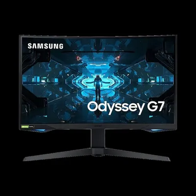 Monitor 27&#34; 2560x1440 VA HDMI DP USB Samsung Odyssey G7 LC27G75TQSPXEN fotó
