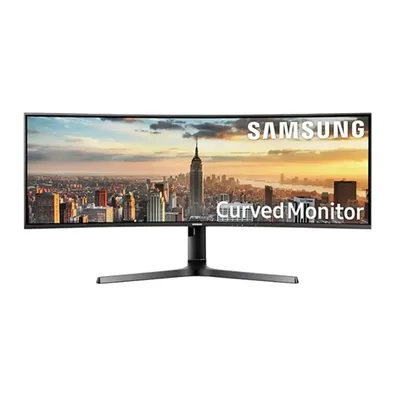 Monitor 43" 4K HDMI Display port 120Hz ívelt kijelzős Samsung LED LC43J890DKUXEN fotó