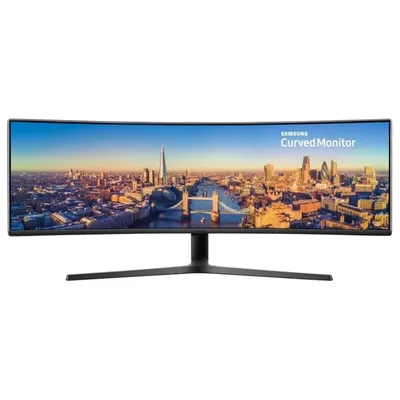 Monitor 49&#34; 3840x1080 VA HDMI DP USB USB-C Samsung C49J890DKR LC49J890DKRXEN fotó