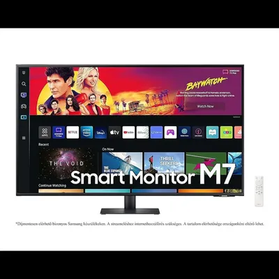 Monitor 32&#34; 3840x2160 VA HDMI USB USB-C Samsung Smart M7 LS32BM700UPXEN fotó