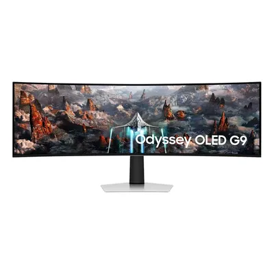 Monitor 49&#34; 5120x1440 OLED HDMI mHDMI DP USB Samsung Odyssey G9 G93SC LS49CG934SUXEN fotó