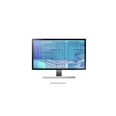 Monitor 28" 16:9 U28D590D LED monitor 3840x2160 4K, 300cd m2, 1ms, MegaDCR, DP, 2xHDMI, fekete B2C LU28D590DS_EN fotó