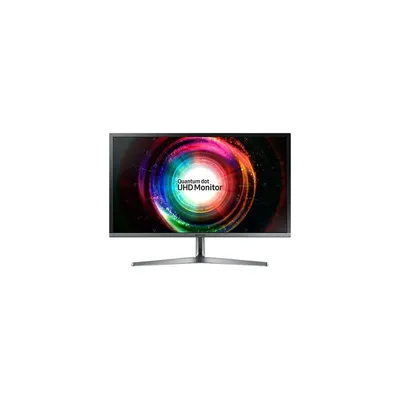 Monitor 27,9" QLED 4K 2HDMI Display port fekete-ezüst Samsung U28H750UQU LU28H750UQUXEN fotó