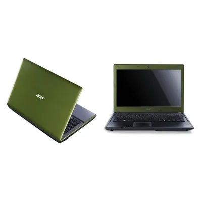Acer Aspire 4755G-2434G50MNGS 14&#34; laptop i5-2430M 2,4GHz 4GB 500GB DVD író Win7 Zöld notebook 1 jótállás LX.RRF02.029 fotó