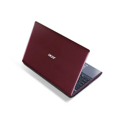 Acer Aspire 5755G-2434G75MNrs 15.6&#34; laptop LED CB, i5 2430M 2.4GHz, 1x4GB, 750GB, DVD-RW SM, NVidia, Windows 7 HPrem, 6cell, piros notebook Acer LX.RRQ02.044 fotó
