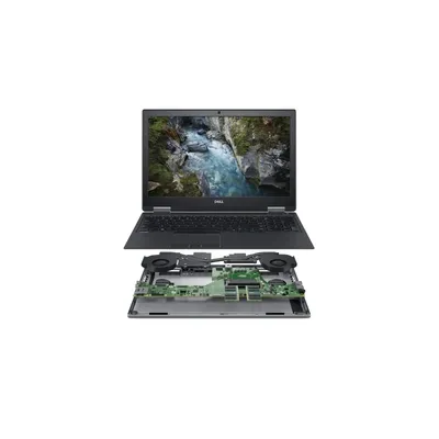 Dell Precision 7530 munkaállomás notebook 15.6&#34; FHD i7-8750H 16GB 256GB+2TB P2000 Win10Pro M7530-1 fotó