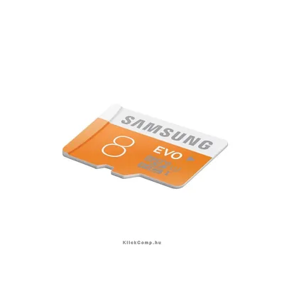 MicroSD kártya ADAPTER NÉLKÜL 8GB EVO, MB-MP08D EU Class10, UHS-1 Grade1, Up to 48MB S, blister MB-MP08D_EU fotó