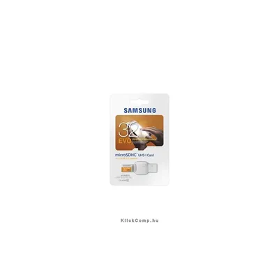 Memória-kártya 32GB MicroSD Class10 USB ADAPTERREL Samsung EVO MB-MP32DC/EU MB-MP32DC_EU fotó