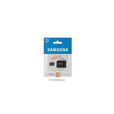 MicroSD kártya ADAPTERREL 64GB Plus, MB-MPCGCA EU Class10, UHS-1 Grade0, Up to 48MB S, blister MB-MPCGCA_EU fotó
