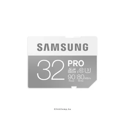 Memória-kártya 32GB SD kártya Class10 Samsung PRO MB-SG32E/EU MB-SG32E_EU fotó