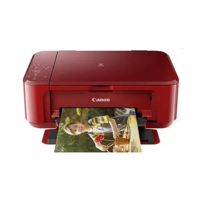 Multifunkciós nyomtató színes A4 otthoni duplex WIFI borvörös Canon MG3650R fotó