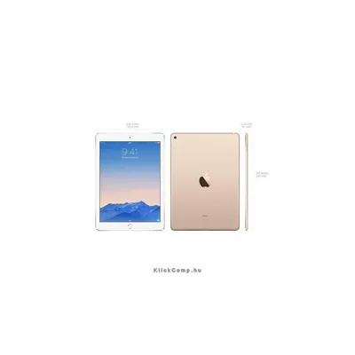 iPad Air 2 128 GB Wi-Fi + Cellular arany MH1G2 fotó