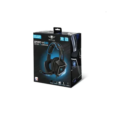 Fejhallgató mikrofonos Spirit of Gamer XPERT H500 kék USB MIC-XH500BL fotó