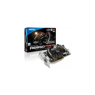 R6850 CYCLONE 1GD5 PE OC GDDR5 PCIe 2DVI HDMI MSVR6850C1G fotó