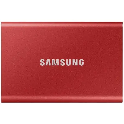 1TB külső SSD USB3.2 Samsung T7 piros MU-PC1T0R_WW fotó