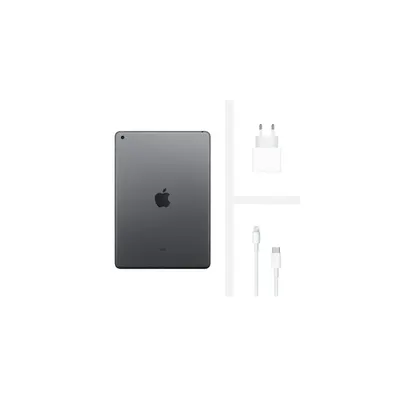 Apple iPad 10,2" 128GB Wi-Fi + Cellular Space Grey asztroszürke iPad 8 Tablet-PC MYML2HC_A fotó