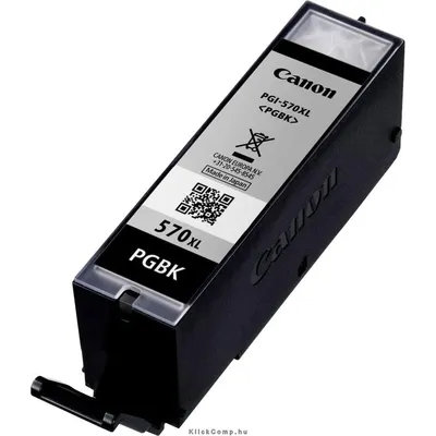 Canon PGI-570PGBK XL utángyártott tintapatron Chipes Fekete patron 25ml M-CPGI570PGXLBK fotó