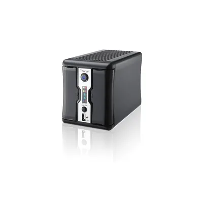N2200+ NAS, 2 HDD hely, Olvasás: 50MB s, Írás: 30MB s, SATA, 2x RJ-45, 2xUSB 2 év N2200Plus fotó