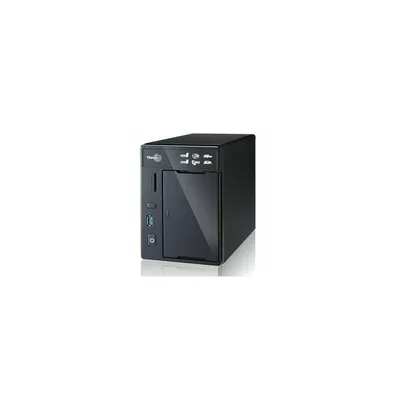 NAS, 2 HDD hely,CPU: Atom 2,13GHz, RMA: 2GB, SATA, 2x RJ-45,2xUSB2.0,1xUSB3.0,1xeSata,1xHDMI N2800 fotó