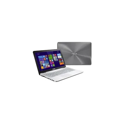 ASUS laptop 15,6&#34; FHD i7-4750HQ 8GB 1TB GTX-960M-2GB szürke-ezüst N551VW-FW254D fotó
