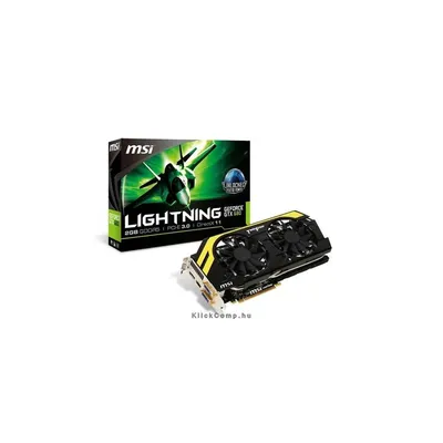 N680GTX Lightning nVidia GDDR5 2GB 256bit PCI-E videokártya N680GTX-LIGHTNING fotó