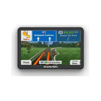 Navigáció 5" autós iGO Primo 2.01 Európa élettartam térképpel NAVON N670 Plus fehér GPS NAVN670PWFPLT fotó