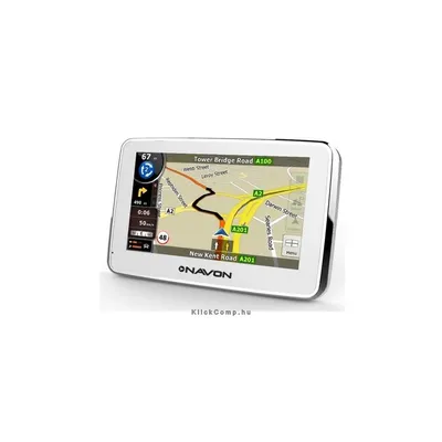 4,3&#34; navigáció iGO8 Magyarország fehér GPS N490 plus NAVON-69189 fotó