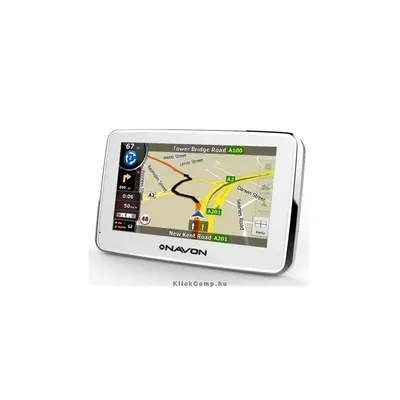 4,3&#34; navigáció iGO8 Európa 40 ország fehér GPS N490 NAVON-77887 fotó