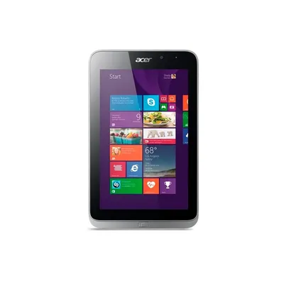 ACER Tablet PC Iconia TAB W4-820-Z3742G06aii 8" HD Multi-Touch IPS LCD, Intel&reg; Atom&trade;Z3735F, 2GB, 64GB Flash, UMA, Windows 8.1 + Bing, MS Office HandS 2013, ezüst NT.L31EU.018 fotó