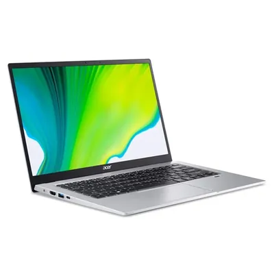 Acer Swift laptop 14&#34; FHD N4500 4GB 128GB UHD W11 ezüst Acer Swift 1 NX.A79EU.001 fotó