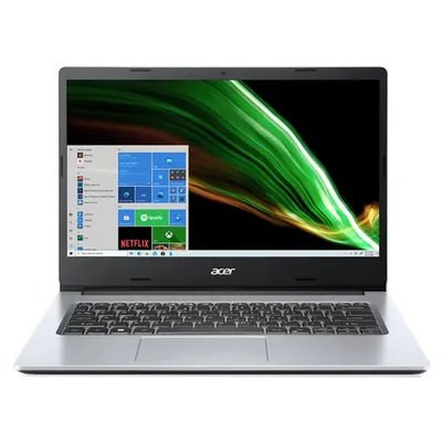 Acer Aspire laptop 14&#34; FHD N4500 4GB 128GB UHD W11 ezüst Acer Aspire 3 NX.A7SEU.00G fotó