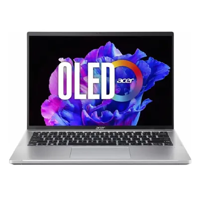 Acer Swift laptop 14&#34; 2.8K i5-13500H 16GB 512GB IrisXe W11 ezüst Acer Swift Go NX.KF1EU.006 fotó