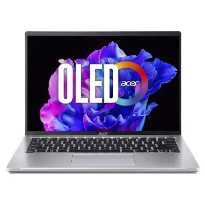 Acer Swift laptop 14&#34; 2.2K i5-1335U 8GB 512GB IrisXe DOS ezüst Acer Swift Go NX.KF7EU.008 fotó