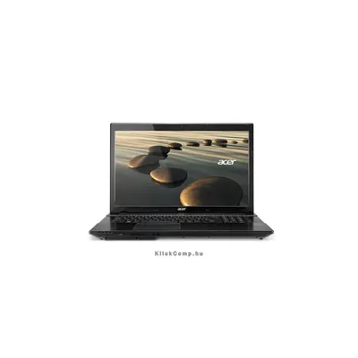 ACERV3-772G-747a4G1TMakk 17.3&#34; laptop FHD LCD, Intel&reg; Core&trade; i7-4702MQ, 4GB, 1000 GB HDD, NVIDIA&reg; GeForce&reg; GT 750M , 4 GB VRAM, Boot-up Linux, fekete NX.M74EU.021 fotó