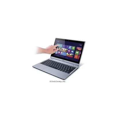 Acer V5-132P-3322Y4G50NSS 11,6&#34; notebook Multi-touch/Intel Core i3-3229Y 1,4GHz/4GB/500GB/Win8/ezüst notebook NX.MDREU.003 fotó