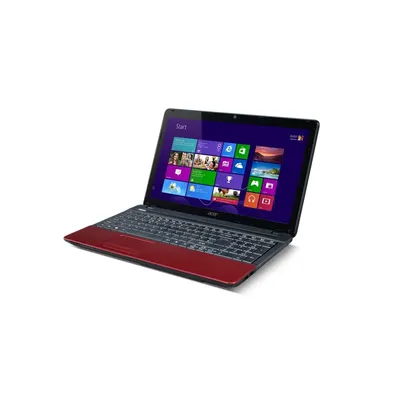 AcerE1-570G-33214G50Mnrr 15.6&#34; laptop LCD, Intel&reg; Core&trade; i3-3217U, 4GB, 500GB HDD, NVIDIA&reg; GeForce&reg; 820M, 1 GB VRAM, Boot-up Linux, piros S NX.MJ6EU.002 fotó