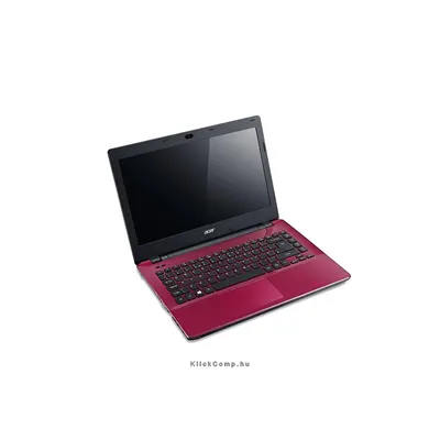 Acer Aspire E5-471-35XW 14&#34; notebook Intel Core i3-4005U 1,7GHz 4GB 500GB DVD író piros NX.MNAEU.004 fotó