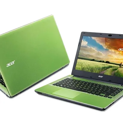 Acer Aspire E5-471-33FZ 14&#34; notebook Intel Core i3-4030U 1,9GHz/4GB/500GB/DVD író/zöld NX.MPDEU.001 fotó