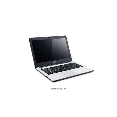 Acer Aspire E5-411-C7V7 14&#34; notebook  Intel Celeron Quad Core N2930 1,83GHz 4GB 500GB DVD író Win8 fehér notebook NX.MQDEU.004 fotó