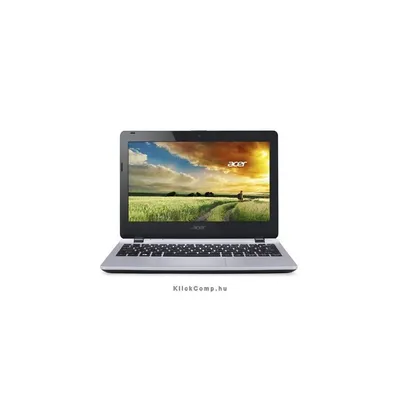 Netbook Acer Aspire E3-112-C4NE 11,6&#34; Intel Celeron N2830 2,16GHz 4GB 500GB ezüst notebook mini laptop NX.MRLEU.006 fotó