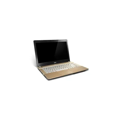 ACERV3-471-52452G50Ma 14&#34; laptop WXGA i5 2450M 2.5GHz, 2GB, 500GB HDD, UMA, DVD-RW, BT 4.0, Windows 7 Home Premium, 6cell, Arany notebook Acer NX.RYYEU.002 fotó