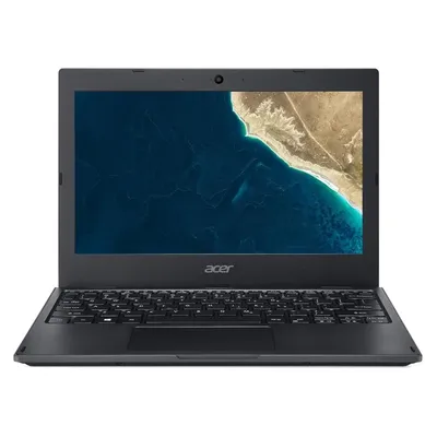 Acer TravelMate laptop 11,6&#34; HD N4000 4GB 128GB UHD Linux fekete Acer TravelMate B1 NX.VHPEU.001 fotó