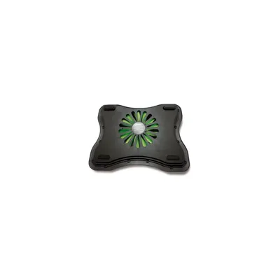 Notebook hűtő 1 ventilátoros 2 USB porttal fekete OMNCP8078B fotó