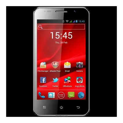 MultiPhone 4322 DUO Dual sim, 4.3" WVGA 480x800 TFT ,MT6577T 1,2Ghz Dual Core, Android 4.1, RAM 512MB + eMMC 4GB, 8.0 MP+ 0.3 MP AF Flash, 1500 mAh battery Black Retail PAP4322DUO fotó