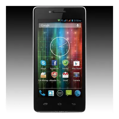 MultiPhone 5451 DUO: DUAL SIM, ARM Cortex A7 MediaTek MT6572 1.2GHz, Dual Core, 512MB, 4GB eMMC, 4.5" 11.4 cm FWVGA, kapacítiv, multi-touch, 854 x 480 pixel, Mali-400 MP, TFT LCD, 0.3 Mpi PAP5451DUOWHITE fotó