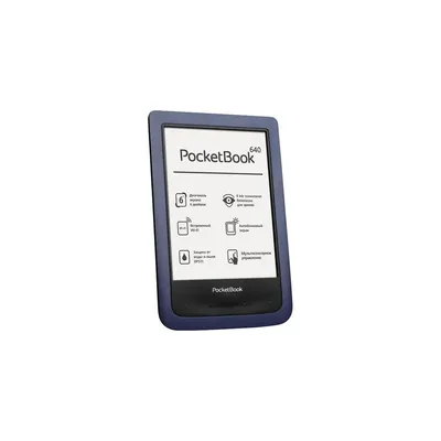 e-book olvasó 6" E-Ink Multi touch wifi vízálló Kék PB640-B-WW fotó