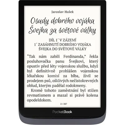 e-book olvasó 7,8&#34; E-Ink Carta Metálszürke 2x1GHz 16GB wifi PB740-2-J-WW fotó