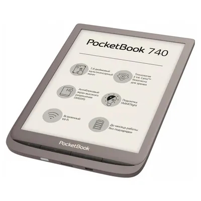 e-book olvasó 7,8&#34; E-Ink 2x1GHz 8GB wifi mSD POCKETBOOK PB740-X-WW fotó