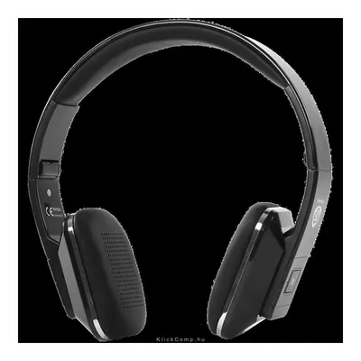 Bluetooth sztereó headset, NFC chip, 3.5mm kiegészítő jack, 250mAh akku, fekete PBHS2B fotó